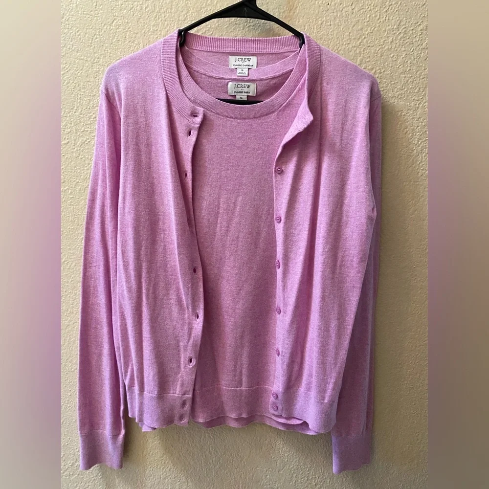 J. Crew Sweater Shell & Classic Cardigan Set - Picture 1 of 6